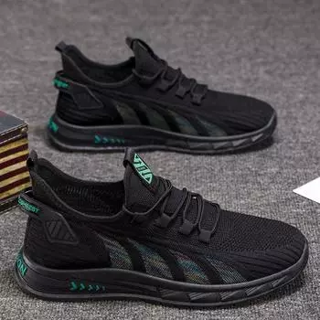 Большие размеры 2024 года, новые мужские дышащие спортивные туфли из хлопчатобумажной ткани, модная универсальная повседневная обувь, модная сетчатая мужская обувь 39 серый