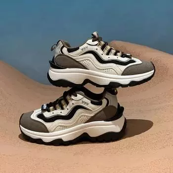 Большие размеры 35-40 женские массивные кроссовки 2024 г. Новые толстые туфли на платформе для женщин, повседневная мода Zapatillas De Mujer 35 чёрный