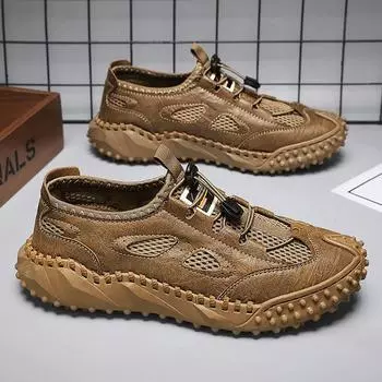 Большие размеры 38-46, летние износостойкие мужские кроссовки для отдыха на открытом воздухе, повседневные дышащие кроссовки для мальчиков, модные мужские теннисные туфли, бесплатная доставка 38 серый