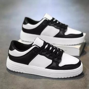 Большие размеры 39-48 Мужские кроссовки Низкие туфли для скейтбординга Модная повседневная обувь 39 белый