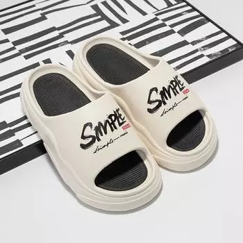 Большие размеры 40-45 Летние теннисные туфли для мужчин Luxus для мальчиков Пляжные сандалии для женщин Домашние тапочки Мужская обувь Бесплатная доставка 40-41 белый