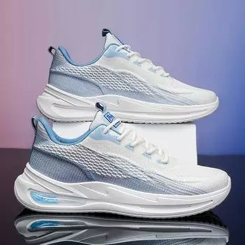 Большие размеры 45 мужские кроссовки для бега на открытом воздухе роскошные кроссовки для мужчин тренировочная легкая теннисная обувь повседневные кроссовки обувь для скейтборда массивная спортивная обувь 42 синий