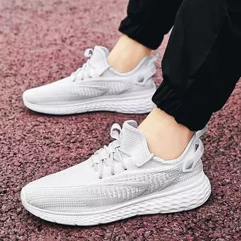 Большие размеры 46 47 48 мужские кроссовки 2024 Весна Нескользящая повседневная обувь Сетчатая дышащая легкая спортивная обувь для бега 39