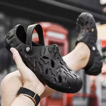 Большие размеры 49 дырок обувь мужская летняя одежда мужская сумка головные уборы наступая на дерьмо чувство вождения уличная мода пляжная обувь 40