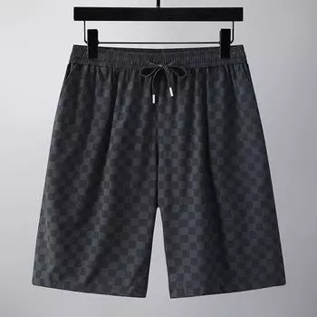 Большие размеры 4XL-11XL, летние шорты большого размера для мужчин, модные повседневные шорты с эластичной резинкой на талии, летняя одежда 4XL(85kg-95kg) чёрный