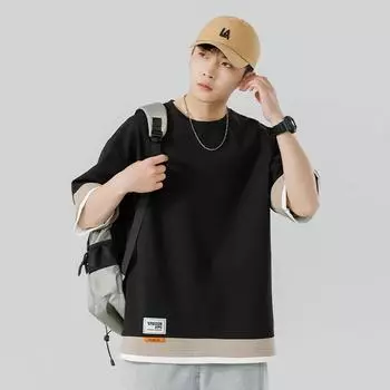 Большие размеры 8XL футболки мужские с заниженной линией плеч летние мужские футболки в стиле Janpn футболки свободные размеры одежда мужские топы футболки бесплатная доставка 8XL
