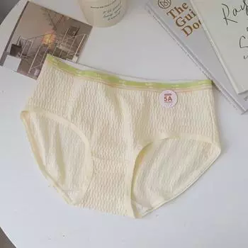 Большие размеры А-класса детские трусы хлопок радужная буква среднее нижнее белье талия нижнее белье для женщин трусики XXL
