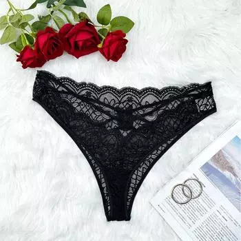 Большие размеры бабочка сексуальный соблазн кружева сетка прозрачные сексуальные трусики 1XL