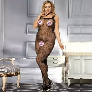 Большие размеры чулки для секса сексуальные подтяжки кружева открытые цельные носки M(INTL.XS-M)