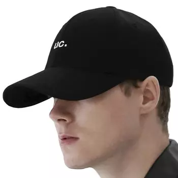 Большие размеры, длинная, с длинными полями, хлопковая, всесезонная, унисекс, повседневная, классическая бейсболка с защитой от ультрафиолета, сделано в Корее [UNDERCONTROL] (черный) чёрный