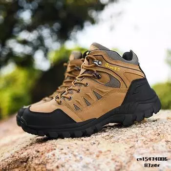 Большие размеры коричневые походные ботинки мужские легкие удобные мужские треккинговые туфли дорожная обувь высокие походные ботинки женские походные спортивные 45