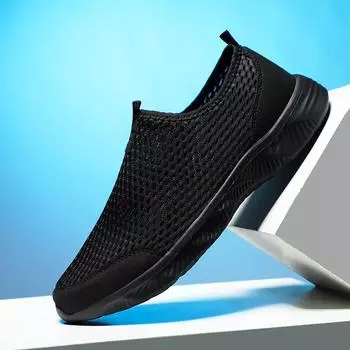 Большие размеры, летние кроссовки для активного отдыха, размер 47, мужские повседневные сетчатые мужские туфли, мягкая подошва, легкие, дышащие, кроссовки для бега 39