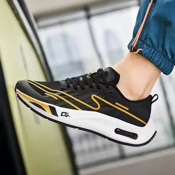 Большие размеры Летние мужские кроссовки для марафона Легкие дышащие кроссовки с воздушной подушкой Повседневная модная мужская обувь 39