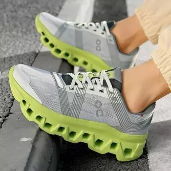 Большие размеры Модные мужские кроссовки на платформе с амортизацией, легкие сетчатые дышащие модные кроссовки 39