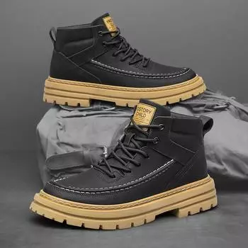 Большие размеры Мужские ботинки Обувь для увеличения роста Ботильоны из искусственной кожи Скрытые каблуки Увеличивающие рост туфли Мужские туфли для мужчин Masculino Высокие ботинки 37