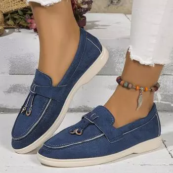 Большие размеры Новые балетки Высококлассные лоферы Шапки 36 чёрный