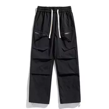 Большие размеры, повседневные прямые ветрозащитные рабочие брюки для улицы 6XL