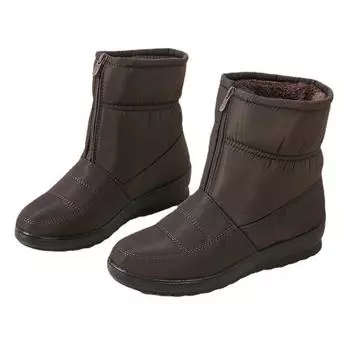 Большие размеры теплые женские зимние ботинки женские ленивые педали водонепроницаемые женские туфли 35 красный