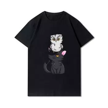 Большие размеры, уличная одежда в стиле хип-хоп, черные мужские футболки с принтом, футболка в стиле Харадзюку, хлопковые повседневные топы, летние футболки с короткими рукавами XS
