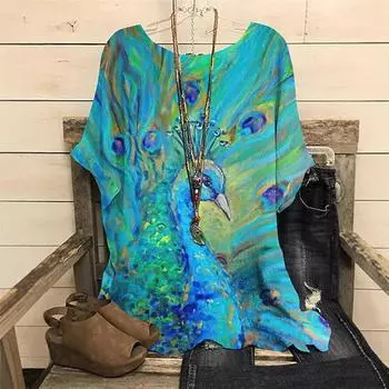 Большие размеры Женская футболка с цветочным принтом, короткий рукав, 3D футболки, праздничные выходные, модные футболки с круглым вырезом, обычная версия, летние футболки 7XL чёрный