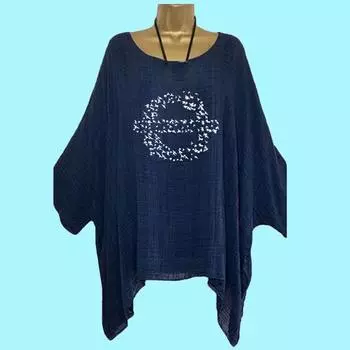 Большие размеры Женская модная свободная рубашка из хлопка и льна весна-лето Повседневная тонкая рубашка с длинным рукавом Женская принтованная круглая горловина Неровный подол Длинная рубашка S белый