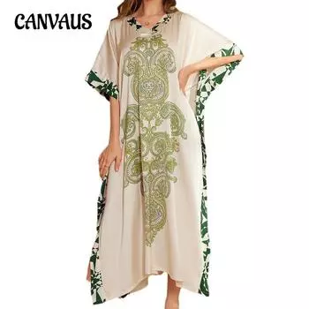 Большие размеры Женская новая принтованная элегантная длинная пижама Senior Sense one size