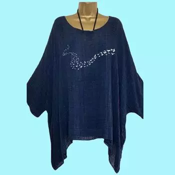 Большие размеры Женская свободная рубашка из хлопка и льна, весна-лето, повседневная, с круглым воротником, тонкий топ с длинным рукавом, женская модная длинная рубашка с принтом и неровным подолом S белый