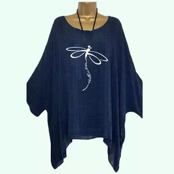 Большие размеры Женская свободная рубашка из хлопка и льна, весна-лето, повседневная, с круглым вырезом, тонкий топ с длинным рукавом, женская мода, цветочный принт, длинная рубашка S белый