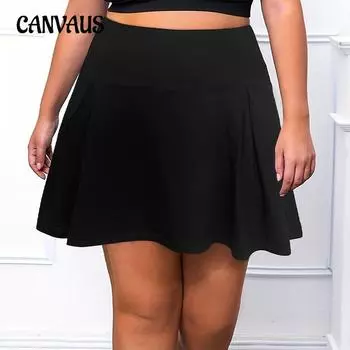 Большие размеры женские летние повседневные эластичные резинки на талии сексуальные свободные шорты 1XL чёрный