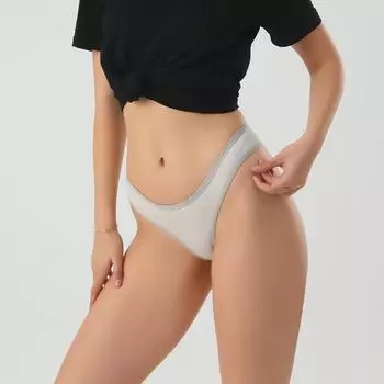 Большие размеры женские трусики хлопковые сексуальные стринги соблазнительные невидимые трусы S