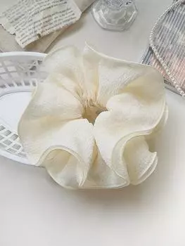 Большие резинки для волос для женщин - Big Scrunchie Exra Large Jumbo Oversized Cute Scrunchy для вьющихся густых волос Ligas