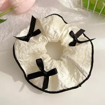 Большие резинки-скранчи, милые резинки для волос с бантом, эластичные резинки для хвостика, модные резинки для волос, повязка на голову, женские аксессуары для волос, скранчи