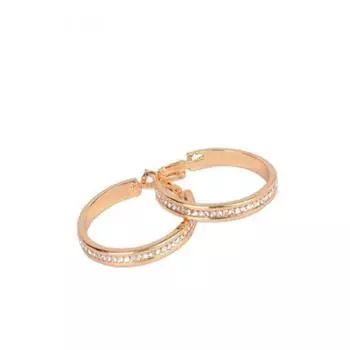 Большие серьги. Простые и универсальные круглые серьги. серебряный