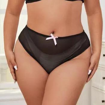 Большие сексуальные большие бабочки соблазнительные кружевные сетчатые прозрачные сексуальные трусики 1XL