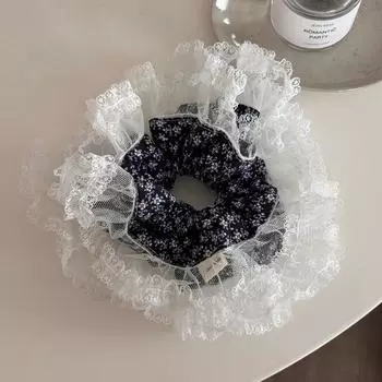 Большие широкие резинки для волос для девочек женщин резинка корейские аксессуары цветы фасинаторы элегантные винтажные популярная мода новые