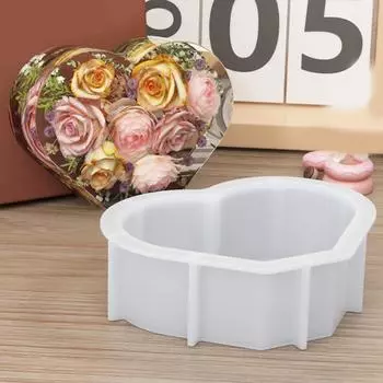 Большие силиконовые формы из смолы, формы для подставок под книги, формы для сохранения цветов, подходящие для домашнего офиса, декора и подарков 1