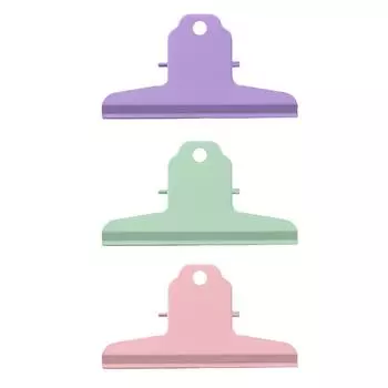 Большие скрепки для бумаг Bull Прочные пружины удерживают до 200 листов Подвесной металлический шарнирный зажим для файлов Purple