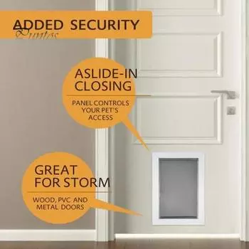 Большие сменные дверцы для собачьих дверей PCA11, стойкие к погодным условиям, безопасные дверцы для входа в домик для собак и кошек M