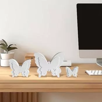 Большие, средние и маленькие бабочки украшения силиконовые формы весенние бабочки украшения гипсовая форма капающий клей форма One Size