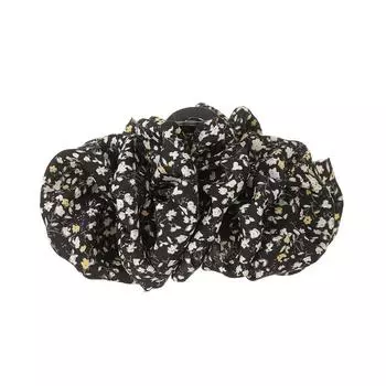 Большие тканевые цветочные заколки для волос, шпилька, модные аксессуары для волос, краб для волос для женщин, для девочки