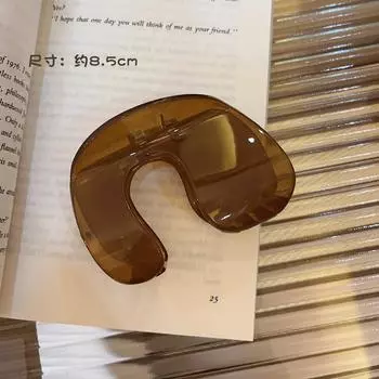 Большие заколки для волос 8,5 см Банан для заколки для волос Женские акриловые заколки Пряжки для женских волос Корейские женские аксессуары 8.5cm