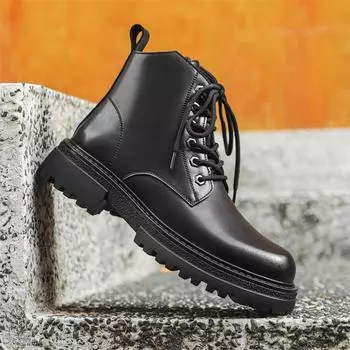 Большие желтые ботинки мужские высокие ботинки Martin в британском стиле мужские ретро универсальные ботинки для походов 66621-J 38