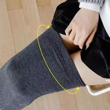 Большие женские носки до бедра, женские гольфы больших размеров, черные, белые, полосатые чулки, гетры one size белый