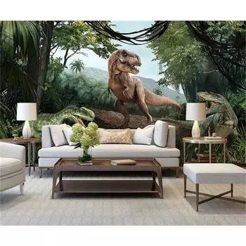 Большие животные фреска детская комната детский сад 3d обои украшение настенная фреска 200 cm(W) x 140 cm(H)