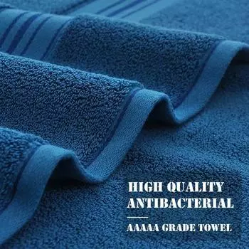 Большое антибактериальное банное полотенце 100% хлопок толстые мягкие полотенца прочные впитывающие полотенца для ванной спа-душа для взрослых белый