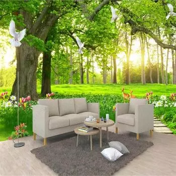 Большое дерево лесной пейзаж 3d фотообои природный пейзаж фреска обои для гостиной спальни обои домашний декор 200 cm(W) x 140 cm(H)