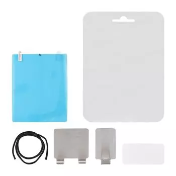 Большое незапотевающее зеркало для душа, акриловое зеркало для бритья, аксессуары для ванной комнаты с крючком