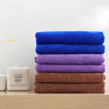 Большое впитывающее полотенце из микрофибры для мытья полов и автомобилей 34*75cm сапфировый