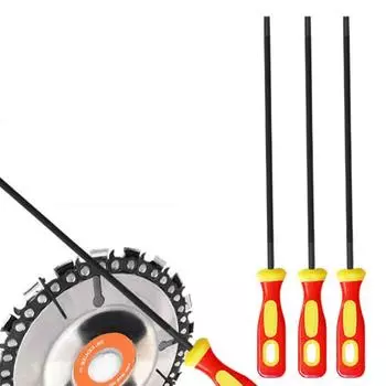 Большой 3/8 напильник для цепной пилы круглая заточка 325 4.0/4.8/5.5 4.0mm