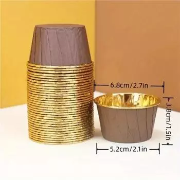 Большой 50 шт. в упаковке, вкладыш для кексов, обертки для тортов, поднос для выпечки, чехол для торта, бумажные стаканчики, кондитерские инструменты, товары для вечеринок